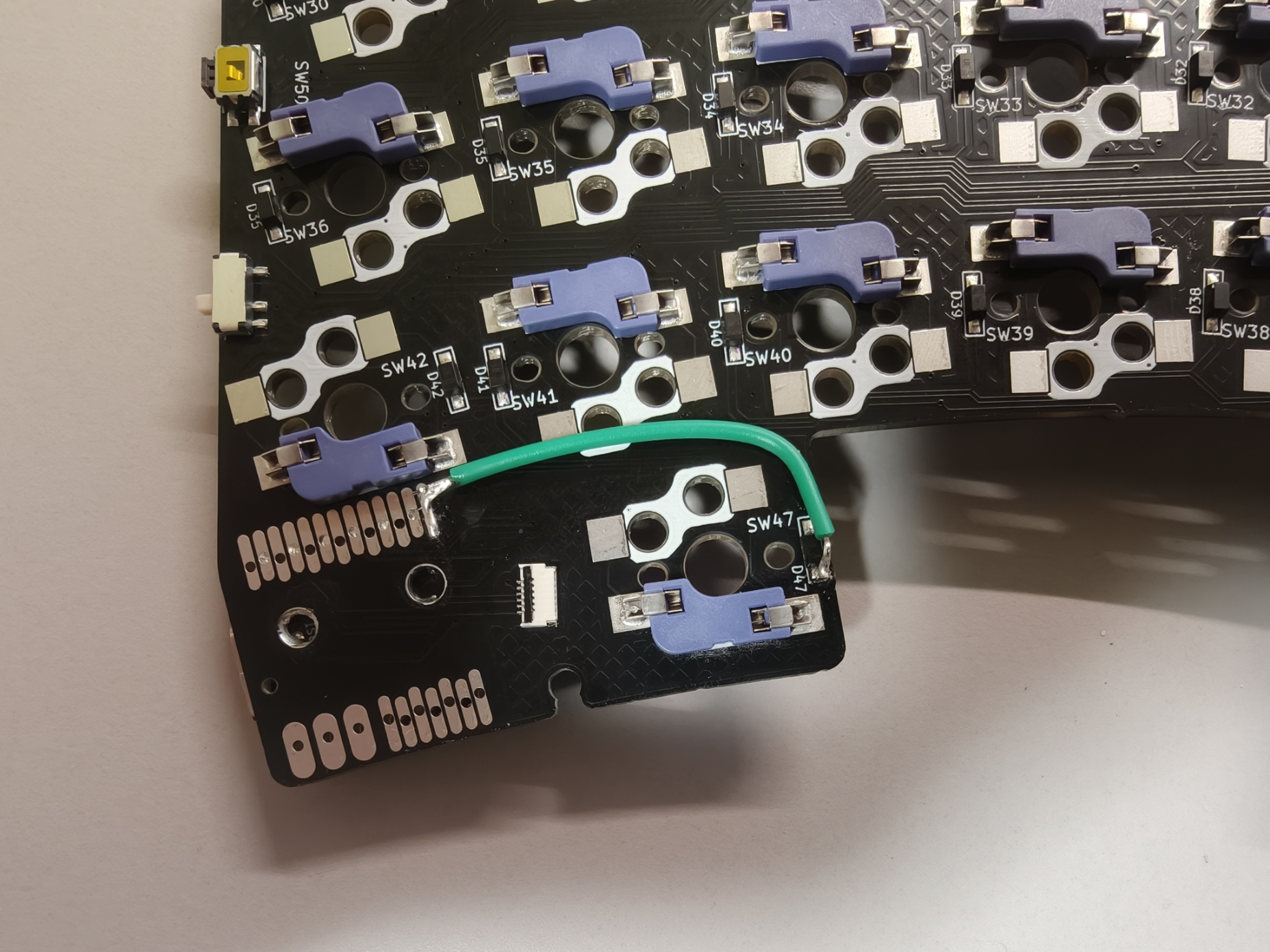 v1.0のジャンパー線接続例