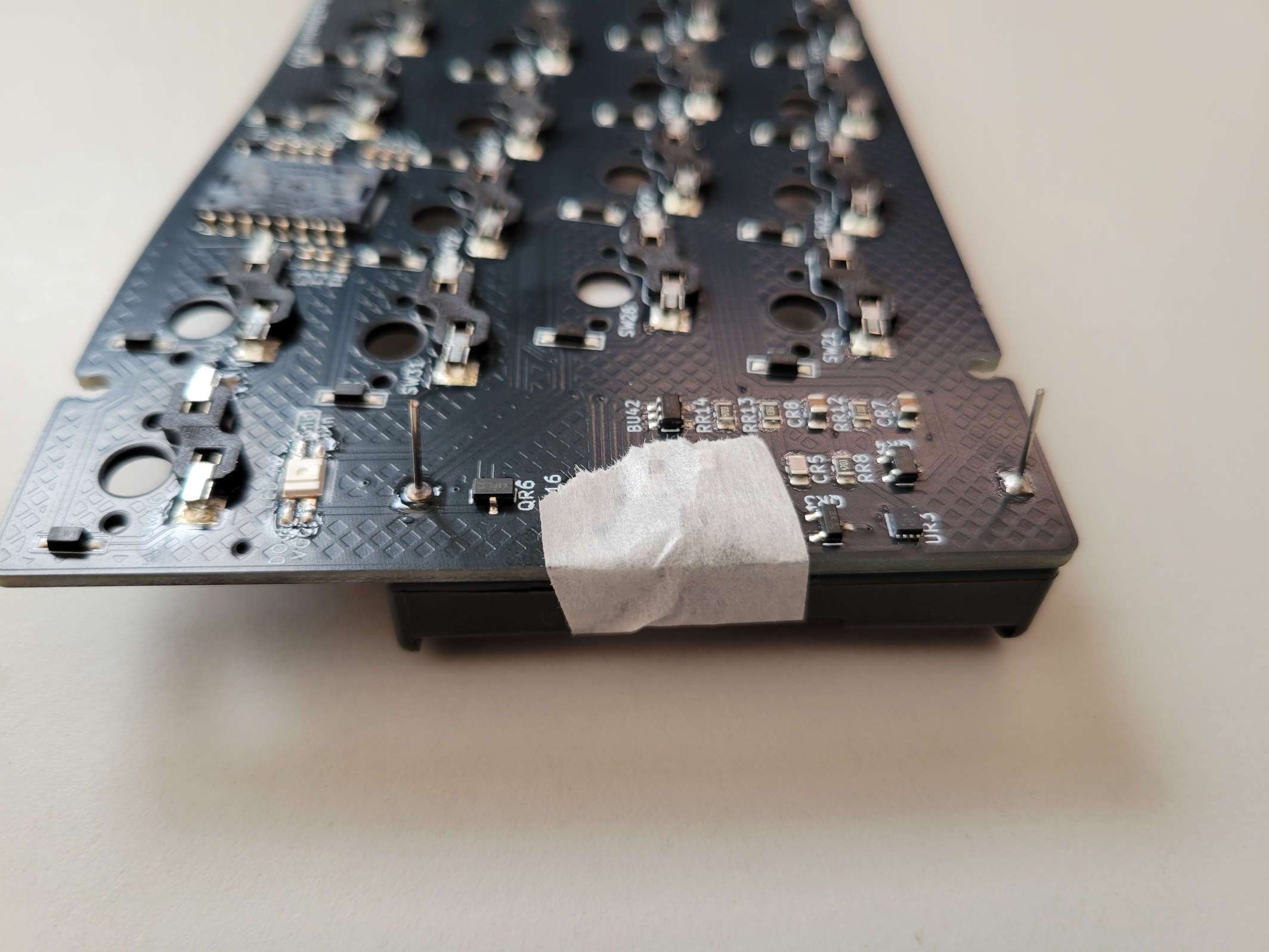 電池ホルダーはんだ付け