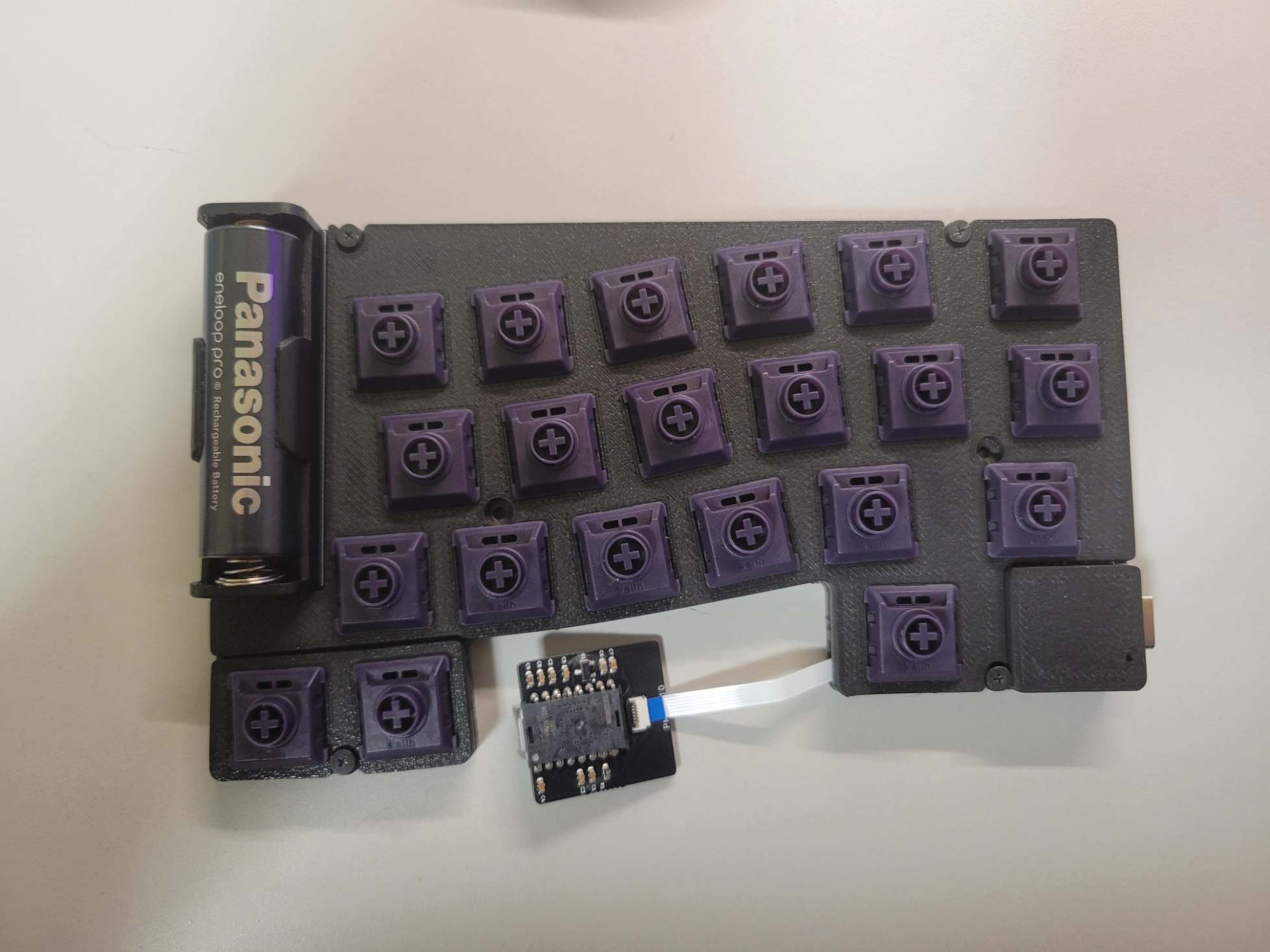 スイッチの取り付け