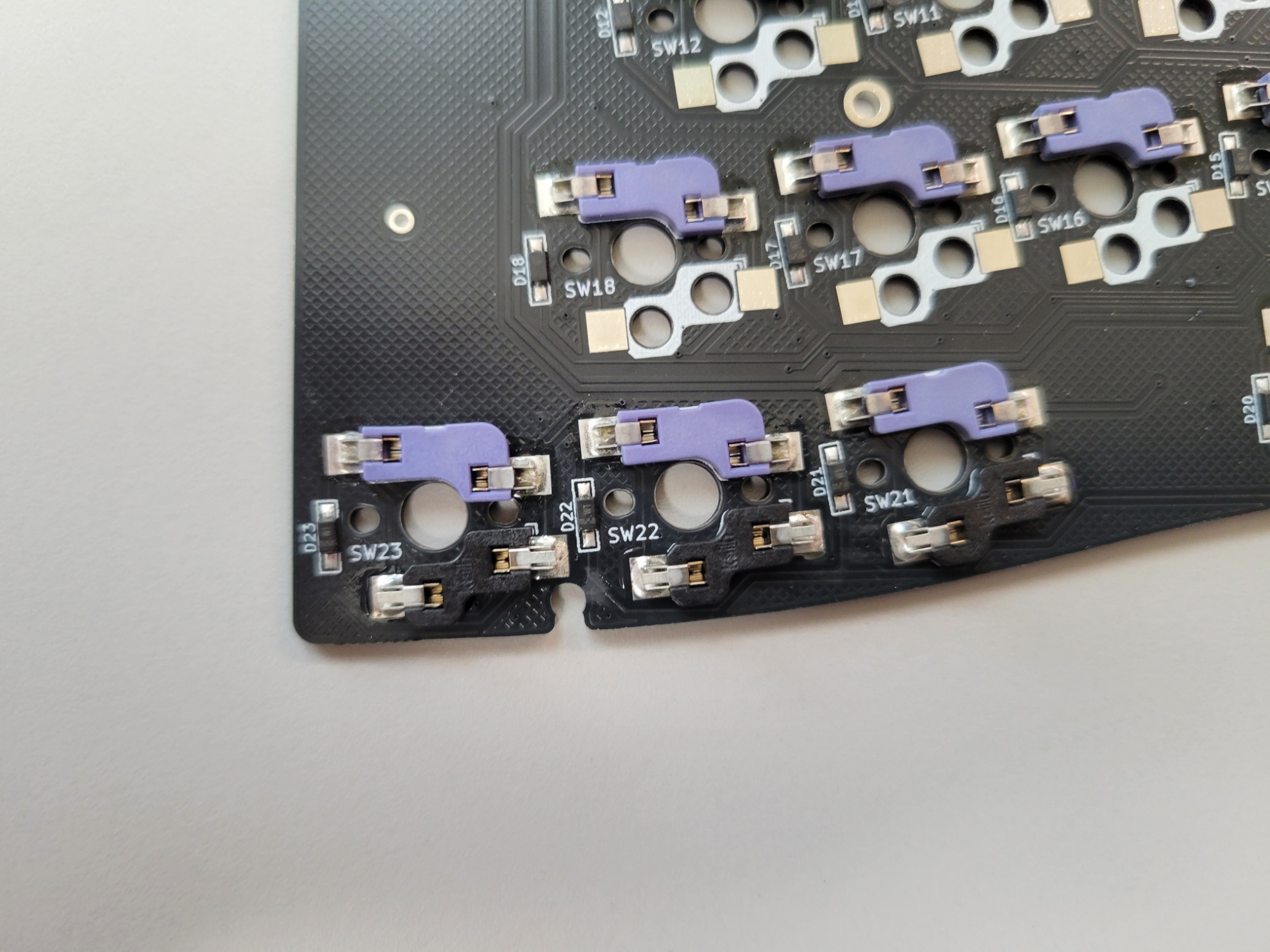 Chocソケットのはんだ付け