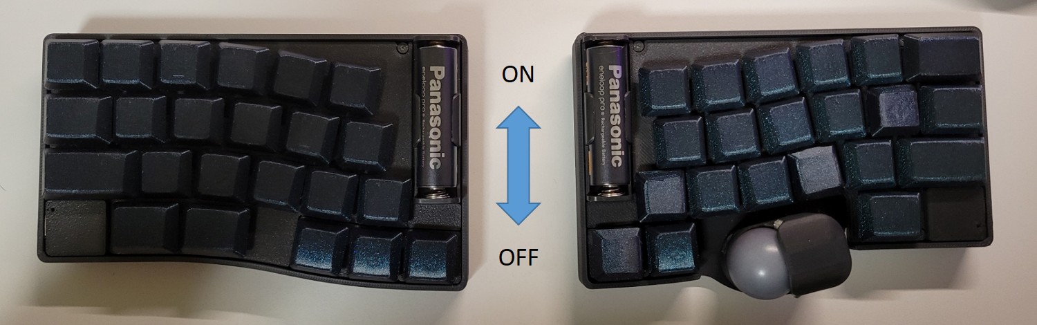 スイッチの取り付け